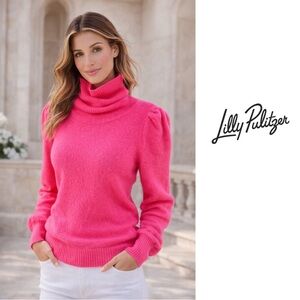 Lilly Pulitzer Courtland Sweater in hot pink